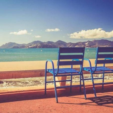 Cannes Plage 2Mn/45M2/Vue Mer/Inernet/Clim/Parking Prive エクステリア 写真